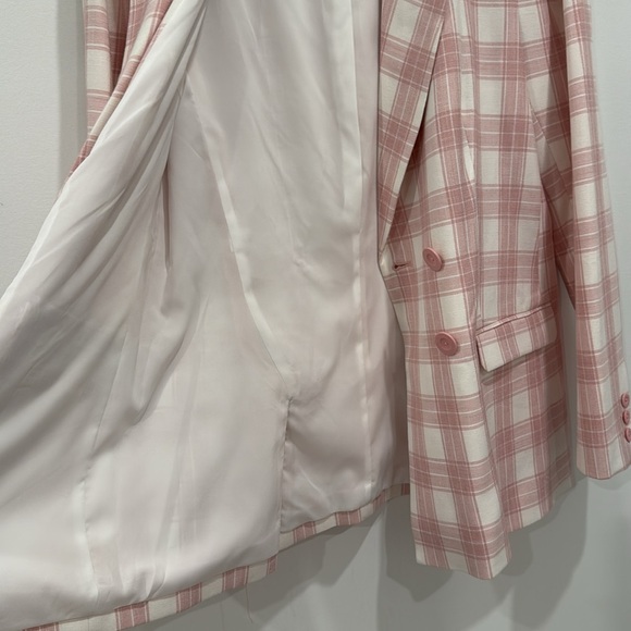 Elie Tahari NWT Pink Amelia Plaid Blazer 💕 - Picture 10 of 10